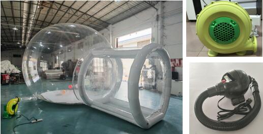 how to set up an inflatable balloon bubble house