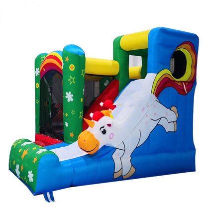 Home Used Mini Inflatable Kids Jumping Castle Inflatable Combo Bounce House With Slide 11.64*10.82*8.2ft （3.55*3.3*2.5M）
