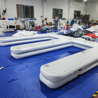 Inflatable Floating dock E Shape Inflatable Pontoon Platform Parking Dock for Jet Ski/Yacht/Boat